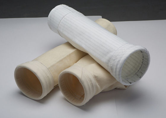 セメントNomex 450gsm 10ミクロンの塵抽出器のフィルター・バッグ