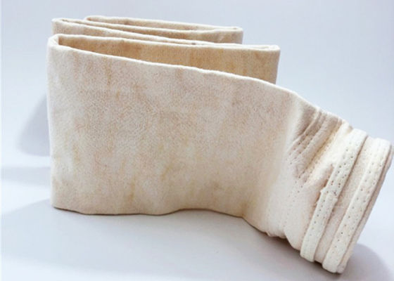 Aramid 5mg/Nm3の効率のセメントのフィルター・バッグPTFEは塗った